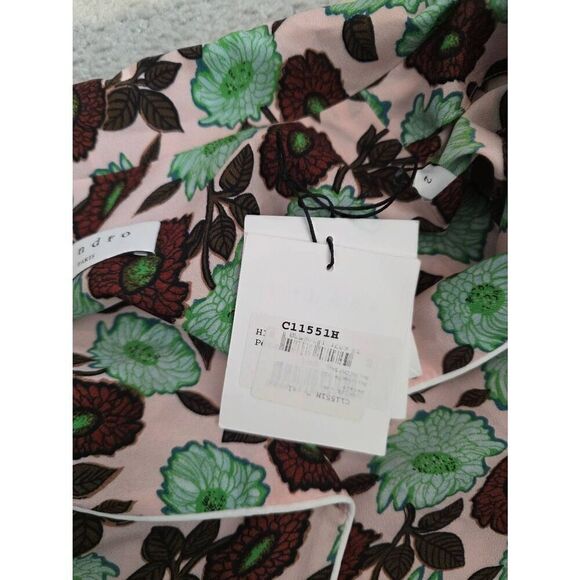 Sandro Paris Arum Shirt Jacket Top Fr 2, US 6 / M NWT - Picture 9 of 10